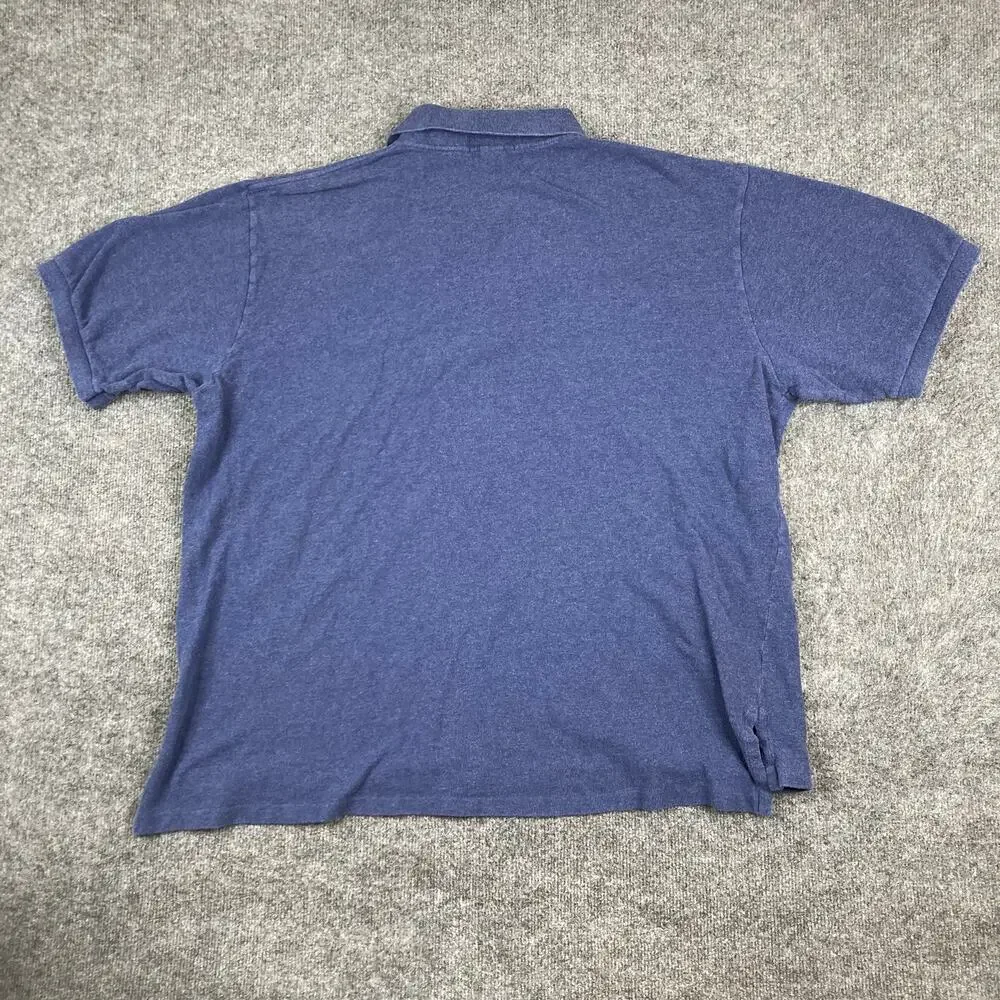 Polo Ralph Lauren Polo‎ Shirt Mens 3X Big Blue Short Sleeve Casual Logo